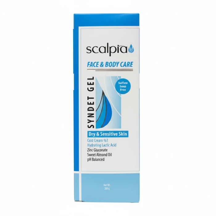 ژل شوینده غیرصابوتی سورت بدن پوست خشک اسکالپیا