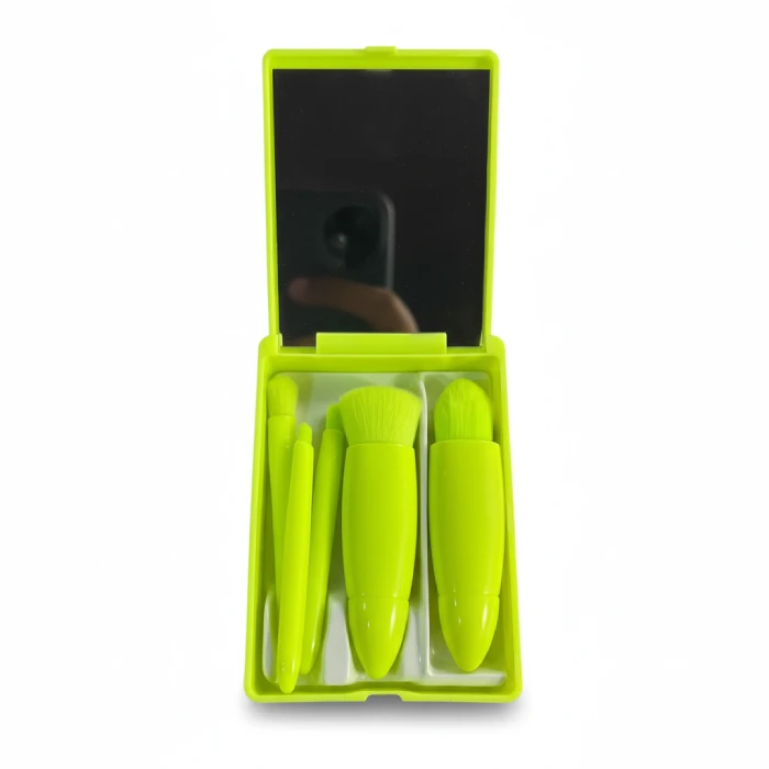 کیف براش ۵ تیکه پاستیلی اینه دار